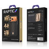 Apple iPhone 17 Pro Max Kılıf M-safe Şarj Özellikli Raptic Aramid Skin Rise Serisi 24 Ayar Altın Kaplamalı Kapak