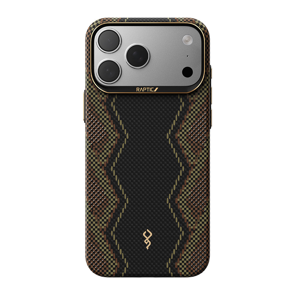 Apple iPhone 17 Pro Max Kılıf M-safe Şarj Özellikli Raptic Aramid Skin Scepter Serisi Kapak
