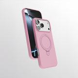 Apple iPhone 17 Pro Max Kılıf M-safe Şarj Özellikli Standlı Zore Samara Kapak