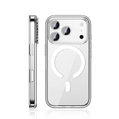 Apple iPhone 17 Pro Max Kılıf M-safe Şarj Özellikli Transparan Sert PC Wlons Pita Kapak