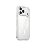 Apple iPhone 17 Pro Max Kılıf M-safe Şarj Özellikli Wiwu CS-202 Crystal Shield Pro Serisi Anti Yellowing Sert PC Kapak