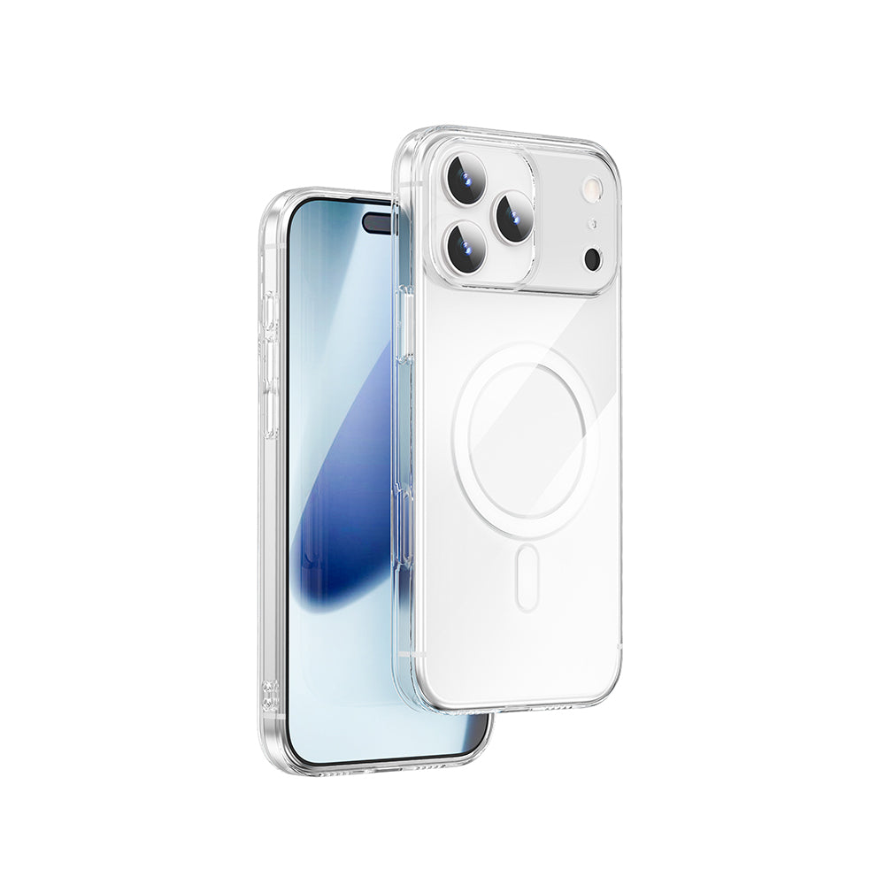Apple iPhone 17 Pro Max Kılıf M-safe Şarj Özellikli Wiwu YXK-207 Invisible Pro Sert PC Kapak