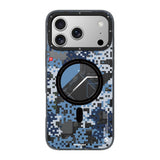 Apple iPhone 17 Pro Max Kılıf M-Safe Şarj Özellikli Youngkit Camouflage Sykell Serisi Kapak