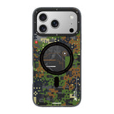 Apple iPhone 17 Pro Max Kılıf M-Safe Şarj Özellikli Youngkit Camouflage Sykell Serisi Kapak
