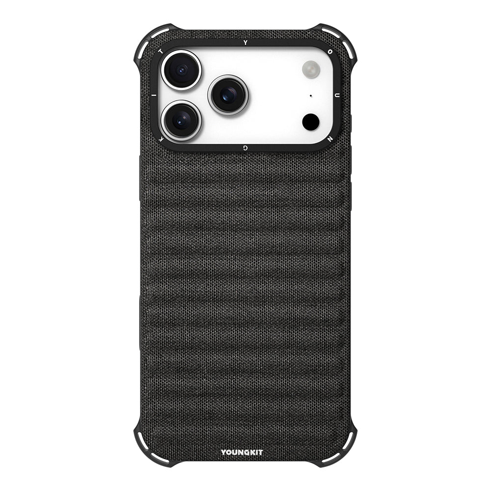 Apple iPhone 17 Pro Max Kılıf M-safe Şarj Özellikli Youngkit Canvas Serisi Kapak