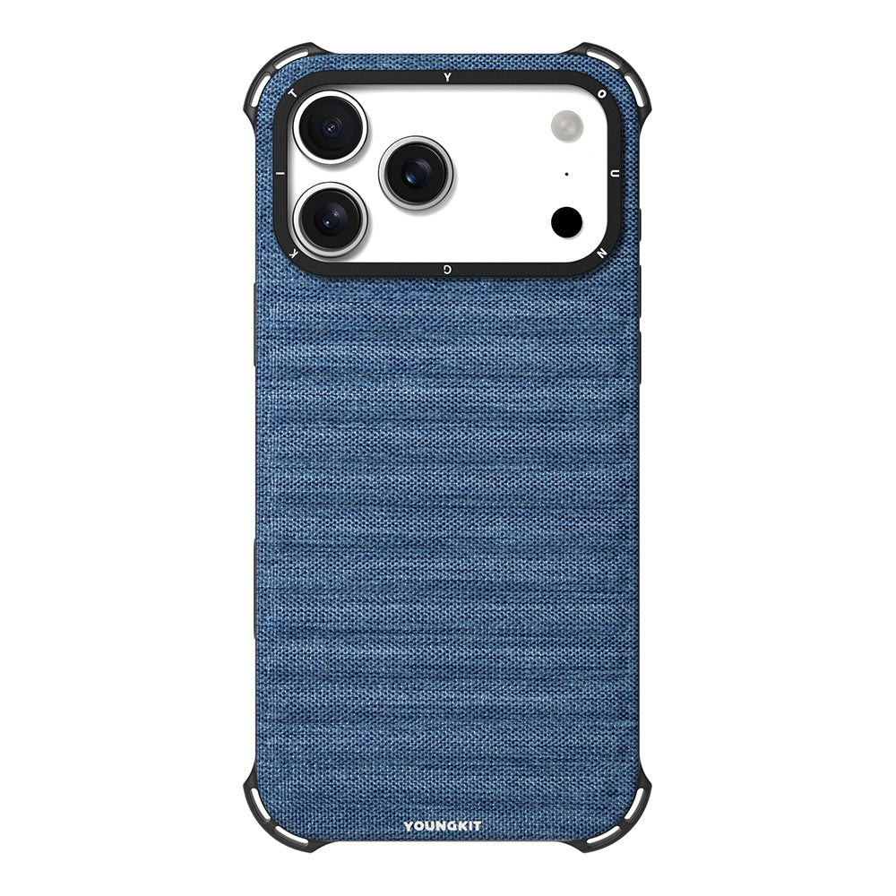 Apple iPhone 17 Pro Max Kılıf M-safe Şarj Özellikli Youngkit Canvas Serisi Kapak