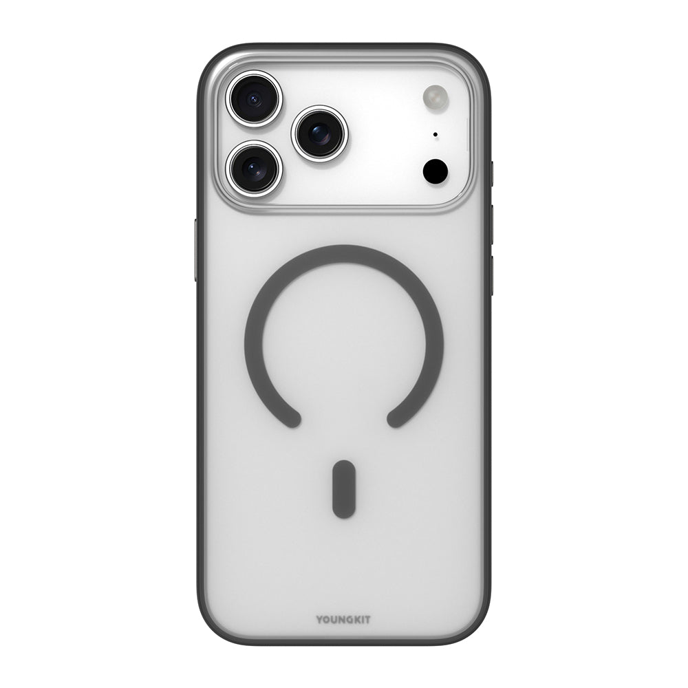 Apple iPhone 17 Pro Max Kılıf M-safe Şarj Özellikli Youngkit Clear Serisi Kapak