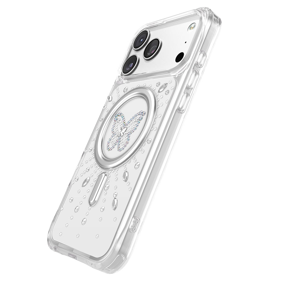 Apple iPhone 17 Pro Max Kılıf M-Safe Şarj Özellikli Zore Paris Mova Sert PC Kapak