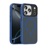 Apple iPhone 17 Pro Max Kılıf Mat Arka Yüzey Wireless Şarj Özellikli Zore Flet M-safe Kapak