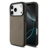 Apple iPhone 17 Pro Max Kılıf Mercedes Benz Orjinal Lisanslı M-safe Şarj Özellikli Hakiki Deri Nostaljik Yıldız Dizayn Kapak