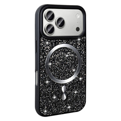 Apple iPhone 17 Pro Max Kılıf Pırlanta Tasarımlı M-safe Şarj Özellikli Zore Mozaik Silikon Kapak