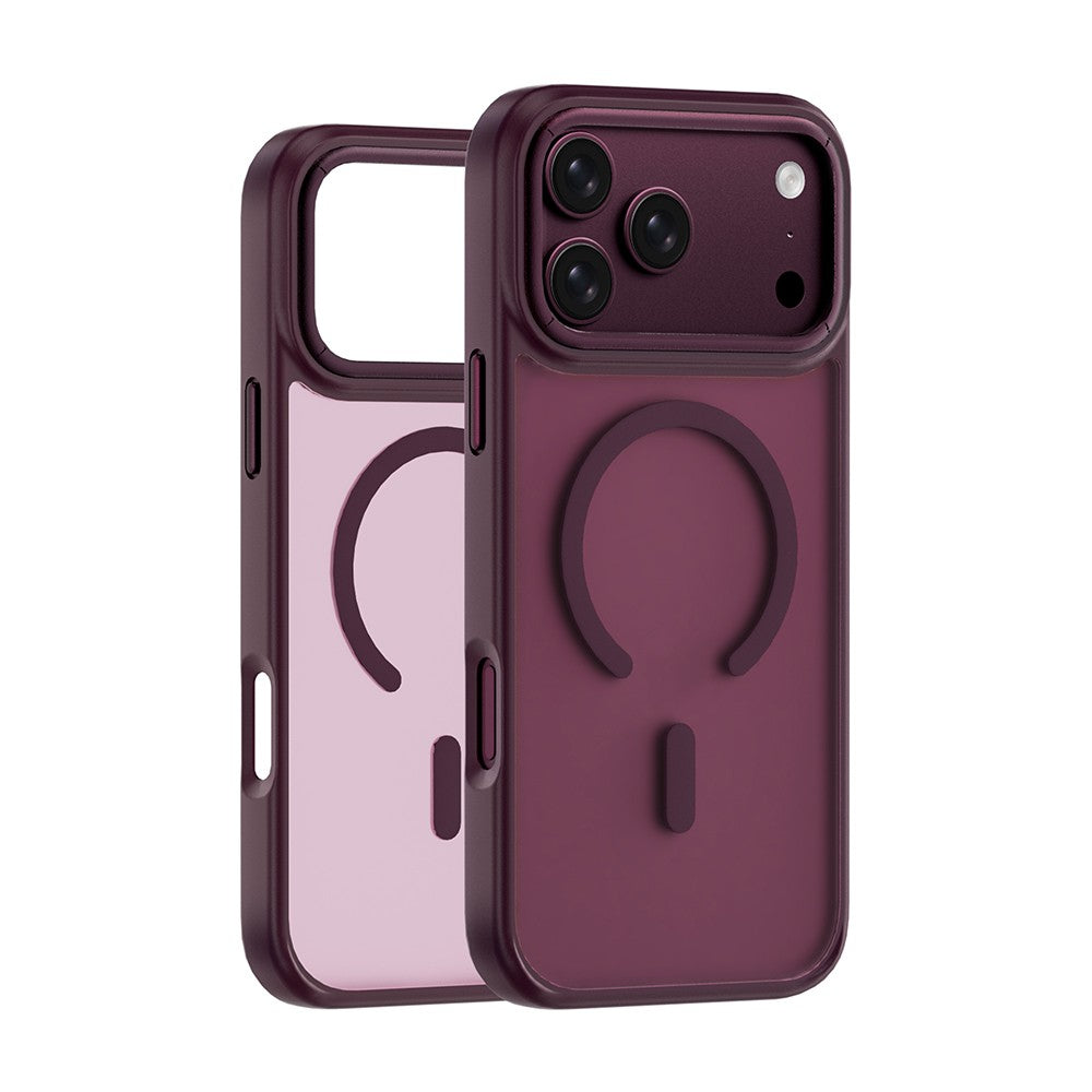 Apple iPhone 17 Pro Max Kılıf Wiwu FGG-012 ArmorPro Serisi M-safe Şarj Özellikli Parmak İzi Bırakmayan Kılıf
