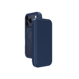 Apple iPhone 17 Pro Max PU Kartlıklı Kapaklı Amazingthing Glamour Foilo Serisi Kılıf