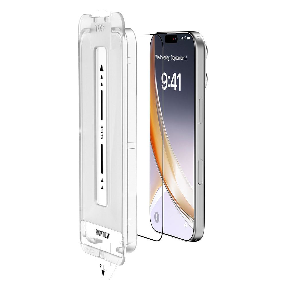 Apple iPhone 17 Pro Max Raptic Air Glass 2.5D Ekran Koruyucu 2 Adet + Kolay Uygulama Aparatlı
