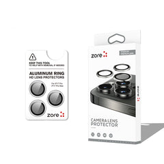 Apple iPhone 17 Pro Zore CL-12 Premium Safir Parmak İzi Bırakmayan Anti-Reflective Kamera Lens Koruyucu