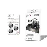 Apple iPhone 17 Pro Zore CL-12 Premium Safir Parmak İzi Bırakmayan Anti-Reflective Kamera Lens Koruyucu