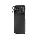 Apple iPhone 18 Pro Kılıf M-Safe Şarj Özellikli 1500D Aramid Fiber AmazingThing Titan Max SLens Serisi Kapak