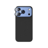 Apple iPhone 18 Pro Kılıf M-Safe Şarj Özellikli 1500D Aramid Fiber AmazingThing Titan Max SLens Serisi Kapak