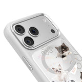 Apple iPhone 18 Pro Kılıf M-safe Şarj Özellikli 3D Baskılı Tasarım Mutural The Cat Serisi Kapak