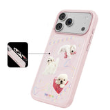 Apple iPhone 18 Pro Kılıf M-safe Şarj Özellikli 3D Baskılı Tasarım Mutural The Dog Serisi Kapak