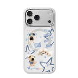 Apple iPhone 18 Pro Kılıf M-safe Şarj Özellikli 3D Baskılı Tasarım Mutural The Dog Serisi Kapak