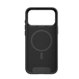 Apple iPhone 18 Pro Kılıf M-safe Şarj Özellikli Aramid Karbon Fiber Pitaka Military-Grade Classic Serisi New Logo Black-Grey Twill Kapak