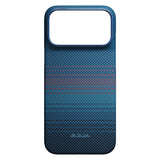 Apple iPhone 18 Pro Kılıf M-safe Şarj Özellikli Aramid Karbon Fiber Pitaka Moonrise 2.0 Nights Serisi Kapak