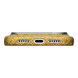 Apple iPhone 18 Pro Kılıf M-safe Şarj Özellikli Aramid Karbon Fiber Pitaka Wind Over Wheat Serisi Kapak