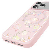 Apple iPhone 18 Pro Kılıf M-safe Şarj Özellikli Çiçek Tasarımlı Mutural Flower Serisi Kapak