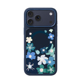 Apple iPhone 18 Pro Kılıf M-safe Şarj Özellikli Çiçek Tasarımlı Mutural Flower Serisi Kapak