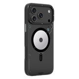 Apple iPhone 18 Pro Kılıf M-safe Şarj Özellikli Disk Desenli Youngkit Disc Battle Kapak