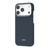 Apple iPhone 18 Pro Kılıf M-safe Şarj Özellikli Raptic Aramid Skin Origin Serisi Karbon Kapak