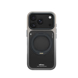 Apple iPhone 18 Pro Kılıf M-safe Şarj Özellikli Sert PC Wlons Arvox Standlı Kapak