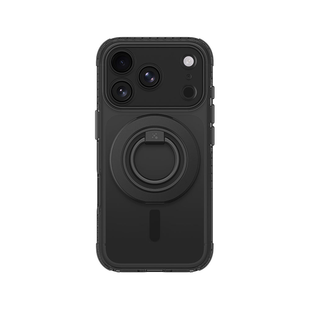 Apple iPhone 18 Pro Kılıf M-safe Şarj Özellikli Yüzük Standlı Amazingthing Titan Pro Grip Ring Serisi Kapak
