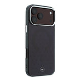 Apple iPhone 18 Pro Kılıf Mercedes Benz Orjinal Lisanslı M-safe Şarj Özellikli Çift Katmanlı Yıldız Desenli Sert PC Kapak