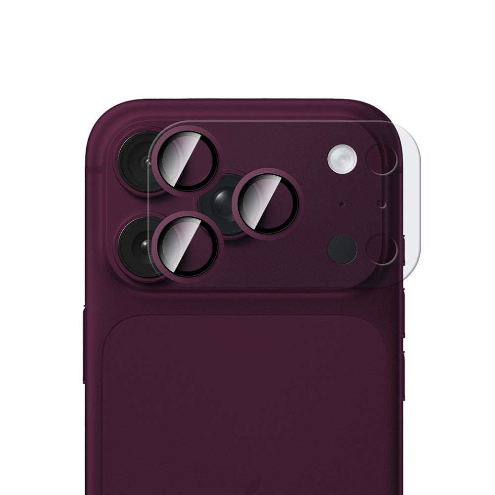 Apple iPhone 18 Pro Max CaseWorld Alloy Sapphire Safir One-Piece Anti Reflective Safir Kamera Lens Koruyucu