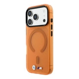 Apple iPhone 18 Pro Max Kılıf BMW Orjinal Lisanslı M-safe Şarj Özellikli Metal Buton Tasarımlı Buzlu IML Baskılı Kapak
