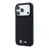Apple iPhone 18 Pro Max Kılıf BMW Orjinal Lisanslı M-safe Şarj Özellikli Metal Logolu Karbon Fiber Kevlar Kapak