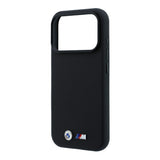 Apple iPhone 18 Pro Max Kılıf BMW Orjinal Lisanslı M-safe Şarj Özellikli Metal Logolu Karbon Fiber Kevlar Kapak