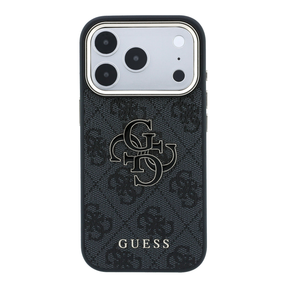 Apple iPhone 18 Pro Max Kılıf Guess Orjinal Lisanslı 4G Büyük Resin Logolu PU Kapak