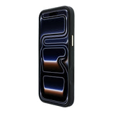 Apple iPhone 18 Pro Max Kılıf Guess Orjinal Lisanslı M-safe Şarj Özellikli Metal Kamera Çerçeveli C-Magnet 4G Desenli Yazı Logolu Kapak