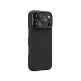 Apple iPhone 18 Pro Max Kılıf M-Safe Şarj Özellikli 1500D Aramid Fiber AmazingThing Titan Max SLens Serisi Kapak