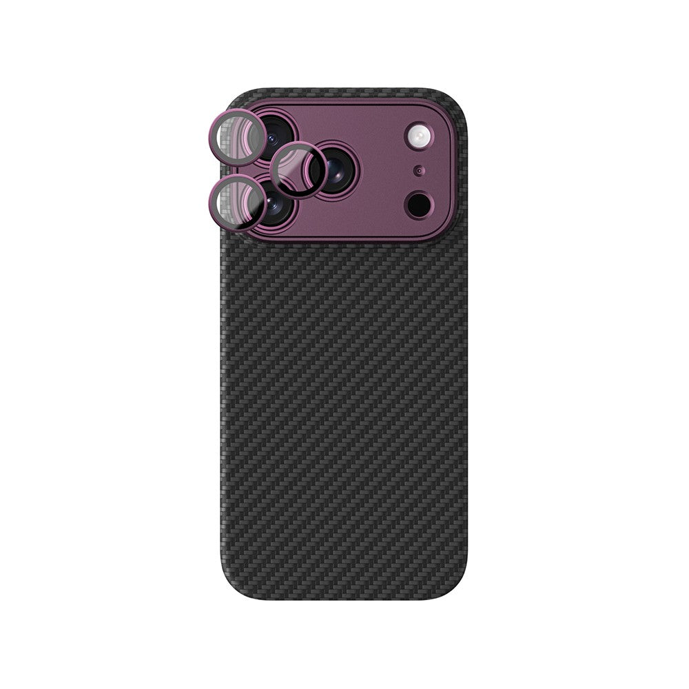 Apple iPhone 18 Pro Max Kılıf M-Safe Şarj Özellikli 1500D Aramid Fiber AmazingThing Titan Max SLens Serisi Kapak