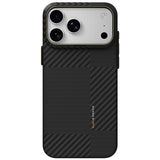 Apple iPhone 18 Pro Max Kılıf M-safe Şarj Özellikli 600D Metal Kamera Çerçeveli Raptic Aramid Fiber Karbon Geotik Serisi Kapak