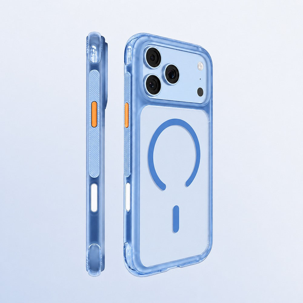 Apple iPhone 18 Pro Max Kılıf M-safe Şarj Özellikli Airbag Tasarımlı Mutural Air Shield Serisi Kapak