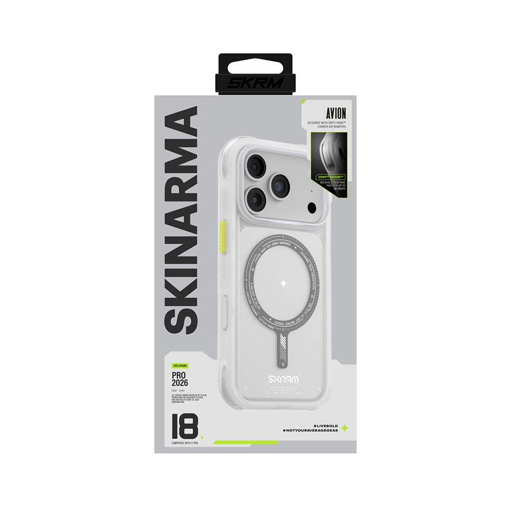 Apple iPhone 18 Pro Max Kılıf M-Safe Şarj Özellikli Airbag Tasarımlı Skinarma Avion Kapak