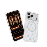 Apple iPhone 18 Pro Max Kılıf M-safe Şarj Özellikli Çiçek Tasarımlı Mutural Flower Serisi Kapak