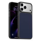 Apple iPhone 18 Pro Max Kılıf M-Safe Şarj Özellikli PU Zore Paris Trexo Sert PC Kapak