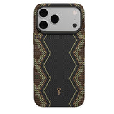 Apple iPhone 18 Pro Max Kılıf M-safe Şarj Özellikli Raptic Aramid Dual Ultra Scepter Serisi Karbon Kapak