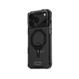 Apple iPhone 18 Pro Max Kılıf M-safe Şarj Özellikli Şeffaf Airbag Tasarımlı Skinarma Saido Mag-Charge Kapak